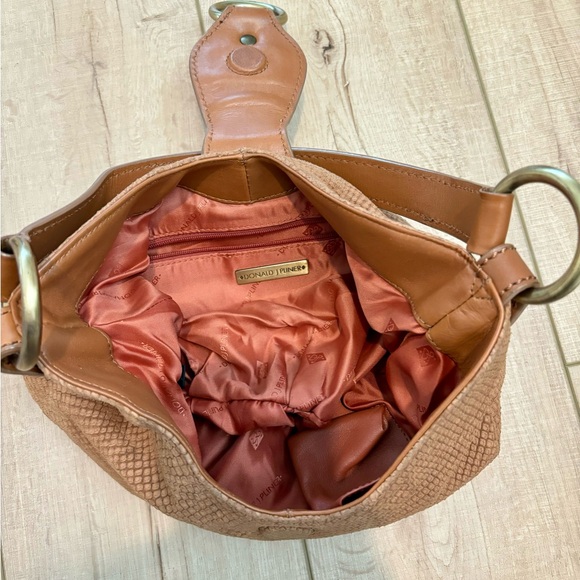 Donald J. Pliner Snake Small Hobo Bag with duster - Picture 4 of 4